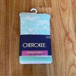 Cherokee little girl footless tights